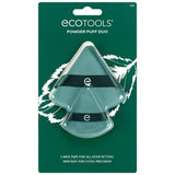 EcoTools powder puff duo face makeup applicators 2 pack - British product