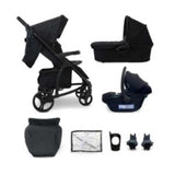 My Babiie MB200i 3-in-1 Travel System Black Leopard Pushchair