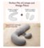 Momcozy F Shaped Maternity Pillow, imported from the UK