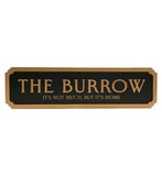 Warner Bros Harry Potter Alumni Street Sign The Burrow