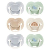 Tommee Tippee Anytime Soothers Symmetrical Blue Neutrals 6 Pack