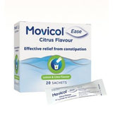 Movicol Ease citrus flavour laxative powder 20 sachets, imported from the UK