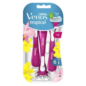 Venus Tropical disposable razors pack of 6 (British brand)