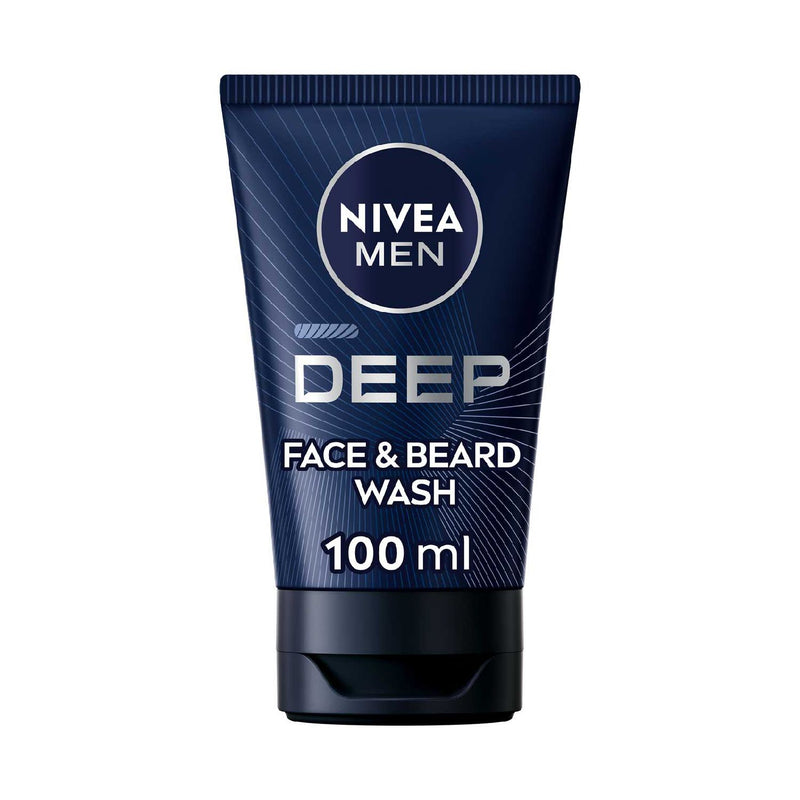 NIVEA Men Face and Beard Wash Darkwood 100ml , imported from the UK