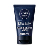 NIVEA Men Face and Beard Wash Darkwood 100ml , imported from the UK