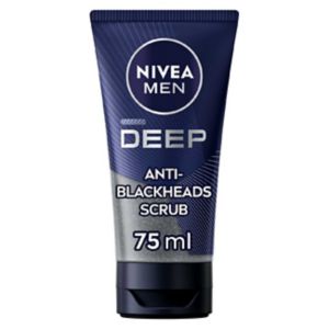 NIVEA MEN Deep Darkwood Face Scrub 75ml, imported from the UK