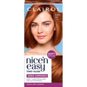 Clairol Tone+Gloss hair dye Amber 645/92 - British product