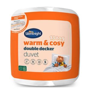 Silentnight warm cosy double decker 18 tog duvet (British brand)