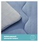 Silentnight Duvet and Pillowcase Set Blue Grey King (British brand)