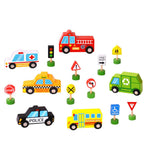 Tooky Toys Wooden Street Signs Playset (British brand)