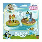 Toomies Bluey bath floats donut flower design, UK version