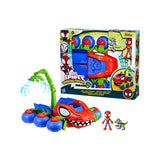 Marvel Spidey And His Amazing Friends Dino Webs Crawler Vehicle Figures Set
