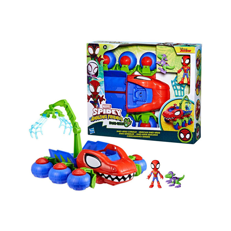 Marvel Spidey Dino Webs Crawler Vehicle 4 inch figure (British brand)