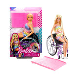 Barbie Wheelchair Doll Blonde Hair Fashionista Doll