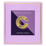 Landon Tyler Alphabet Candle Letter C Bergamot Lime Basil Candles 140g