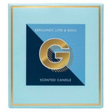 Landon Tyler Alphabet Candle Letter G Bergamot Lime Basil 140g