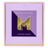 Landon Tyler Alphabet Candle Letter M 140g, UK version