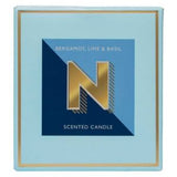 Landon Tyler Alphabet Letter N candle 140g, UK version