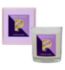 Landon Tyler alphabet candle Letter P Bergamot Lime Basil 140g, UK version