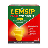 Lemsip Max Cold & Flu Lemon Sachets 5 Pack