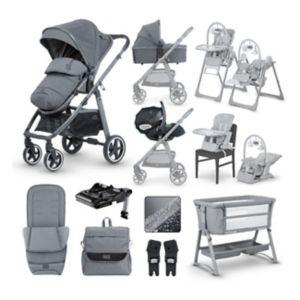 Miniuno travel system bundle Anthracite, imported from the UK