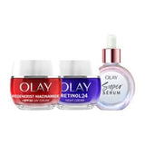 Olay Anti-Aging Skincare Bundle Retinol 24 Niacinamide Super Serum 130ml