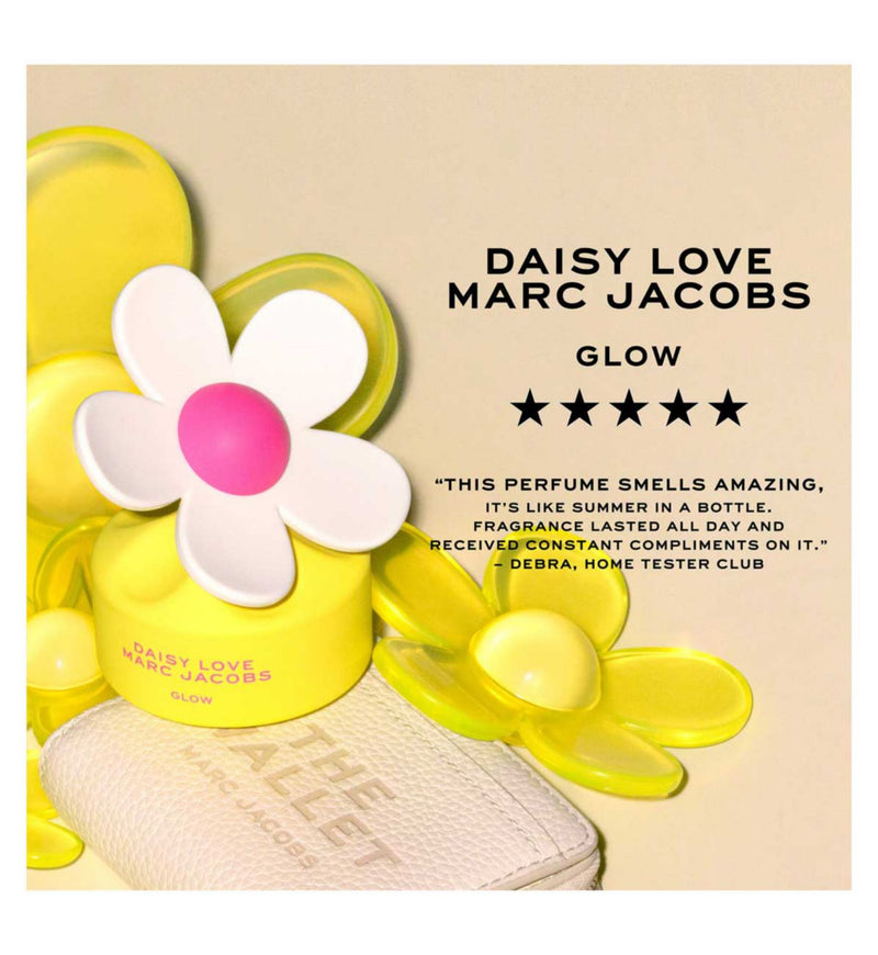 Marc Jacobs Daisy Glow Eau de Toilette 50ml, imported from the UK