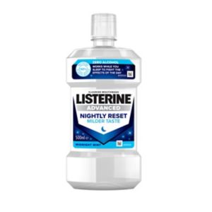 LISTERINE Advanced Nightly Reset mouthwash zero alcohol 500ml, UK version