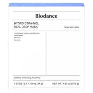 Biodance hydrogel face mask 4 sheets - British product