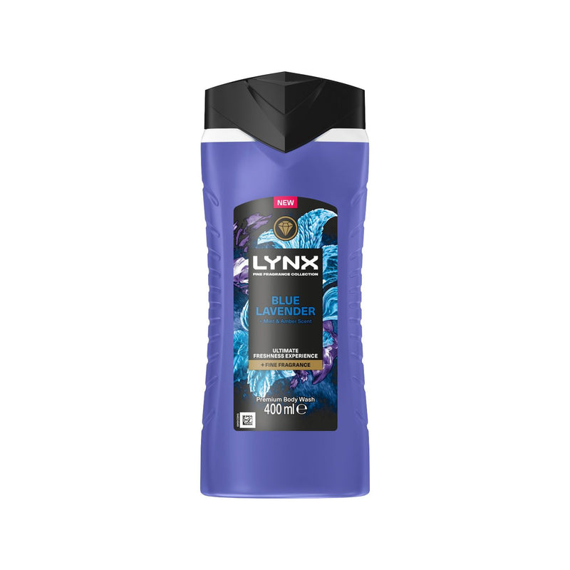 Lynx Blue Lavender Premium Body Wash 400ml, UK version