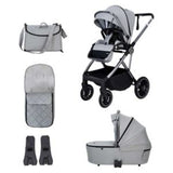 Babymore Chia Pram Pushchair Pearl Grey, imported from the UK