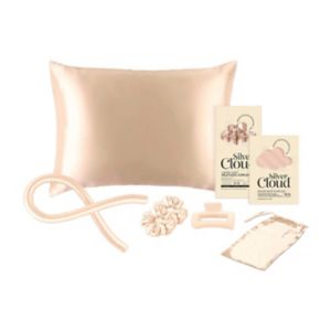 Silver Cloud heatless curler set caramel satin (British brand)
