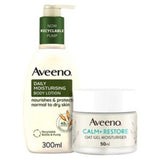 Aveeno Face and Body Moisturising Bundle Oat 50ml 300ml - British product