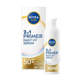 NIVEA SUN UV Face 2in1 Daily Primer Serum SPF50+ Face Sunscreen 30ml