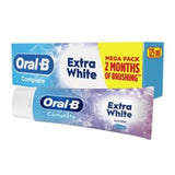 Oral-B Complete Plus Extra White Toothpaste Mint Flavour 125ml