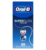 Oral-B Superfloss Threader 50 Pre-Cut Strands
