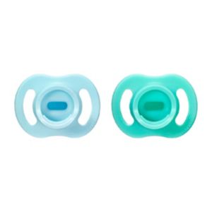 Tommee Tippee silicone soother 0-6m 2 pack (British brand)