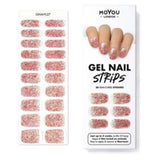 MoYou London Gel Nail Strips Glitter Punch Beauty Set