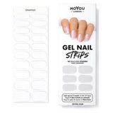 Moyou London gel nail strips crystal clear, imported from the UK
