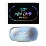 MoYou London Portable LED UV Nail Lamp Silver UK Beauty Tool