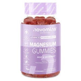 Novomins magnesium gummies raspberry flavour 60s (British brand)