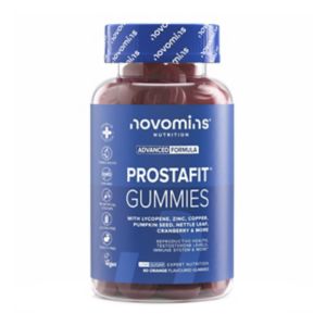 Novomins Prostafit Gummies Orange Flavour Men's Health Support Supplements 60s