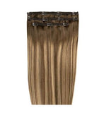 Beauty Works Deluxe Clip In Hair Extension 18 Inch Mocha Melt