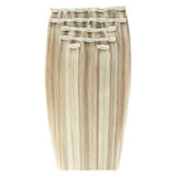 Beauty Works Double Hair Set Champagne Blonde Clip-in Extensions 18 Inch