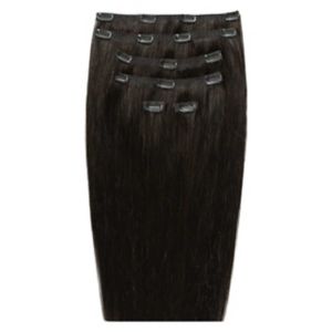 Beauty Works Double Hair Set Clip-in Hair Extensions Raven 18 Inch