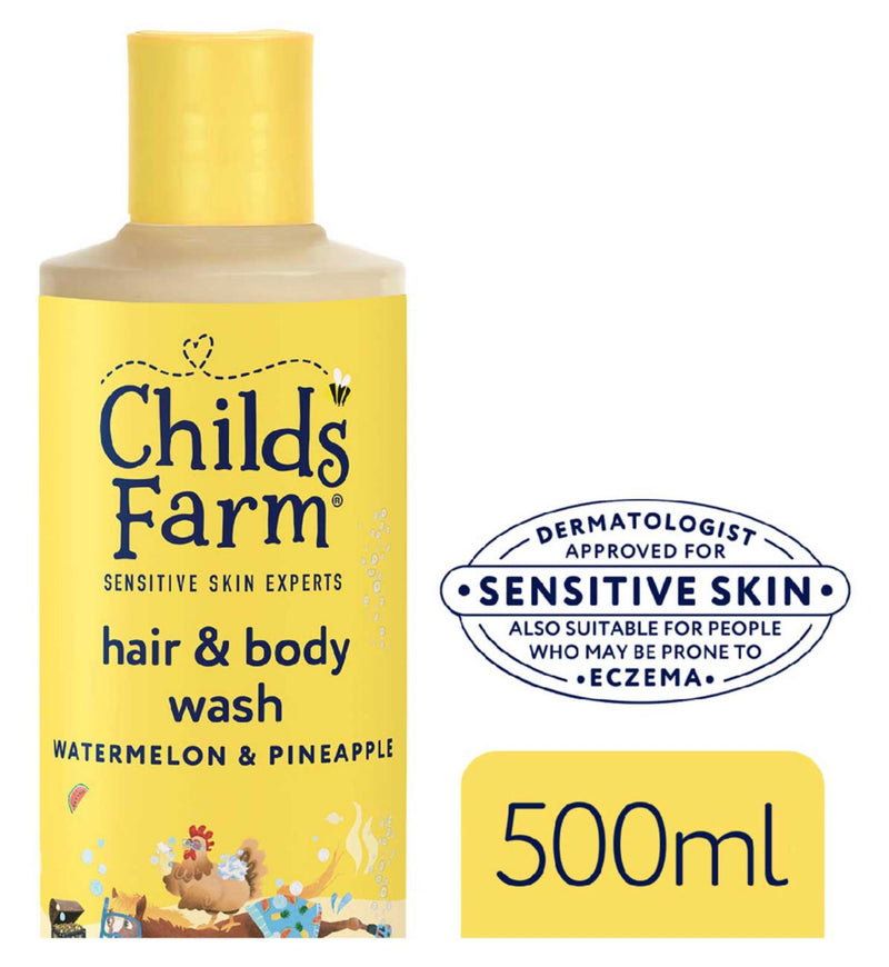 Childs Farm Hair & Body Wash Watermelon & Pineapple 500ml - British product