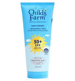 Childs Farm SPF 50 Sun Cream 200ml Fragrance Free Sunscreen for Kids Sensitive Skin