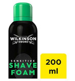 Wilkinson Sword Sensitive Shave Foam 200ml Mens Shaving Foam For Sensitive Skin