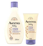 Aveeno Baby Calming Comfort Bedtime Lotion 150ml Bath Wash 250ml - British product