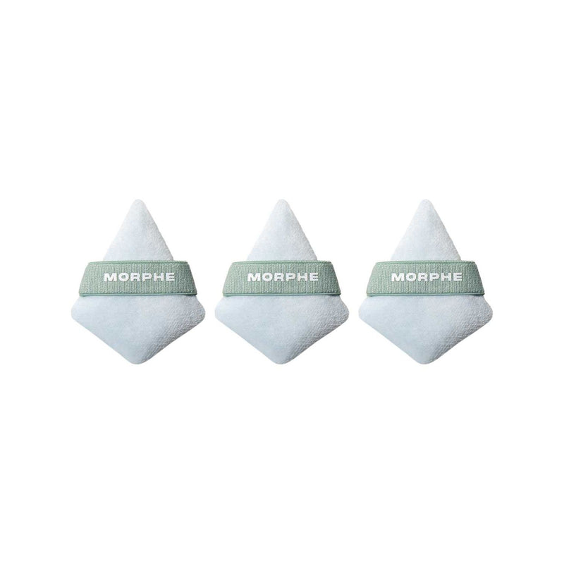 Morphe To The Point Mini Powder Puffs Trio, imported from the UK